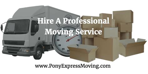 What To Expect When Hiring Professional Movers Ponny Express Moving