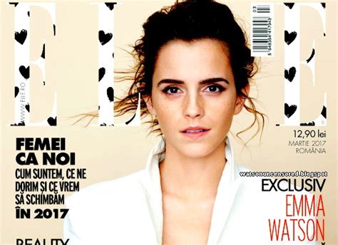 Emma Watson Updates Emma Watson Covers Elle Romania March 2017