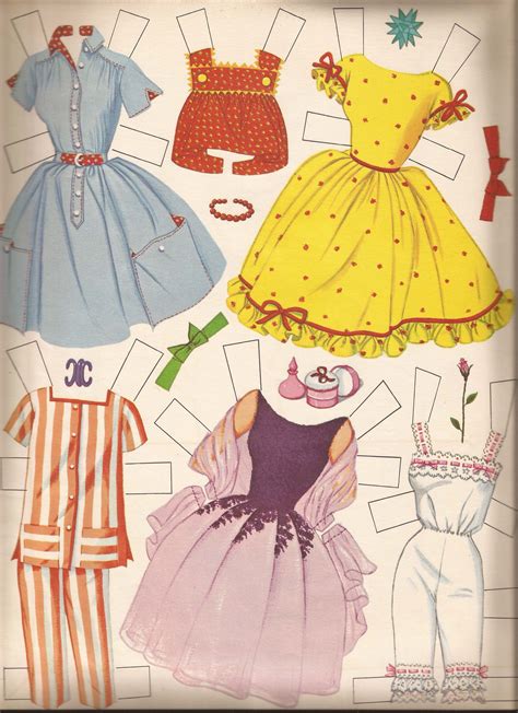 Barbie Outfits 1962 Barbie Paper Dolls Paper Dolls Clothing Paper