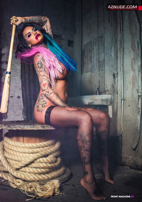 Jemma Lucy Sexy Poses As Harley Quinn For Front Magazine