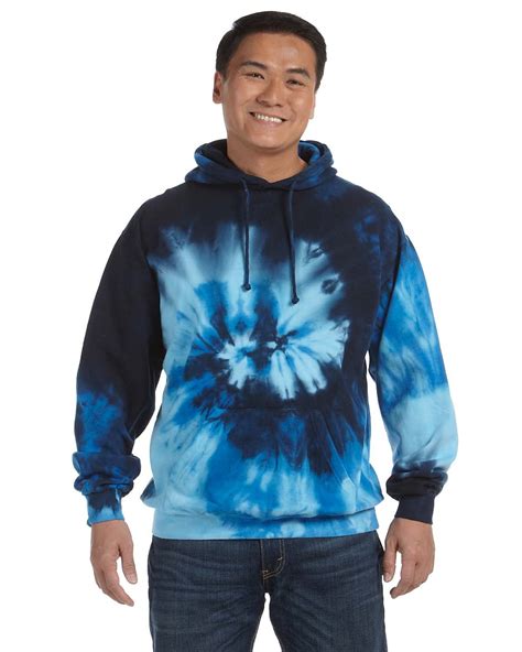 Tie Dye Adult Tie Dyed Pullover Hooded Sweatshirt Alphabroder