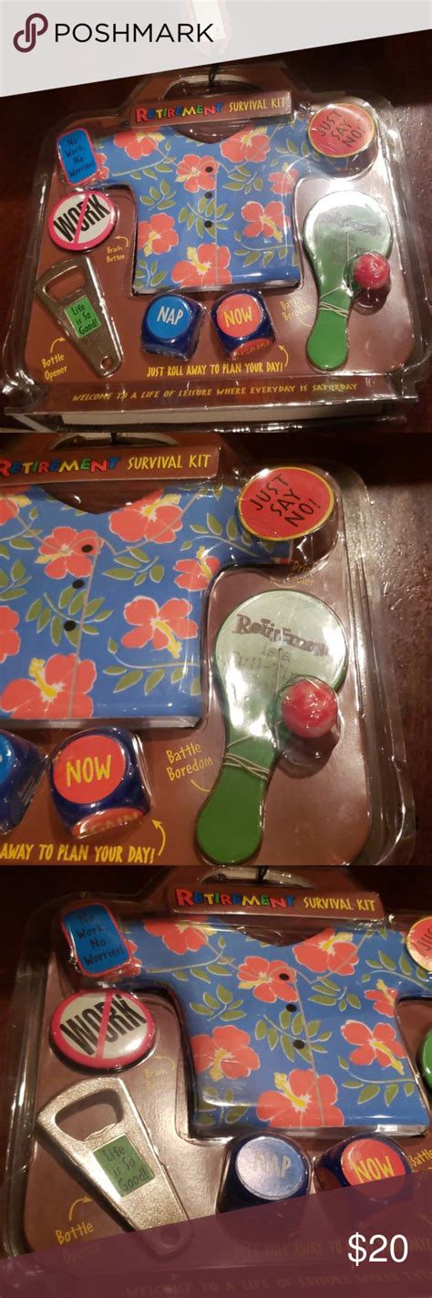 Many people mark this momentous event with a when you go to any party, it's always nice to bring along a little gift for the guest of honor. Retirement Survival Kit Nice comical gesture for a ...
