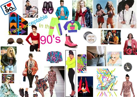 90s Trends Fashion Mood Board Fashion Mood Board 90s Mood