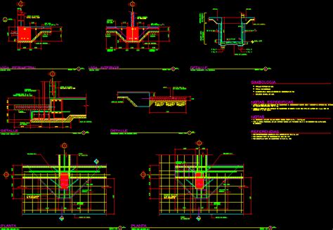 Details Foundation Beams Dwg Detail For Autocad Designs Cad