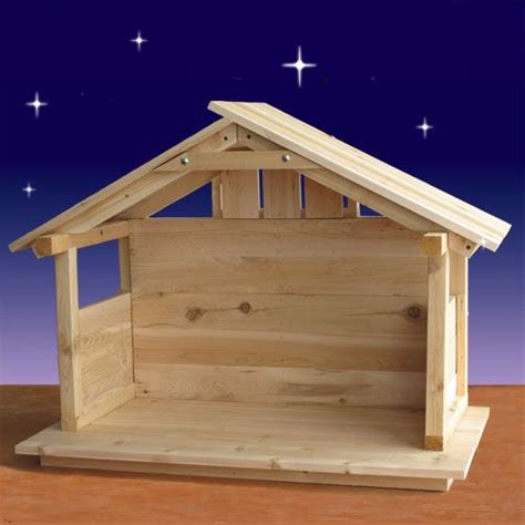 Cedar Nativity Stable 30 Nativity Stable Diy Nativity Nativity House