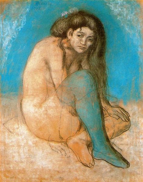 Seated Female Nude 1903 Pablo Picasso WikiArt Org