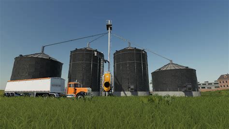 Us Grain Silo Complex With Dryer V11 Fs19 Farming Simulator 19 Mod