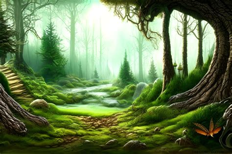 Magical Forest Graphic By Fstock · Creative Fabrica