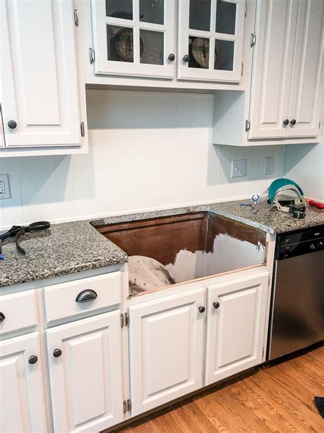 How To Add An Apron Front Sink To Existing Granite Counters