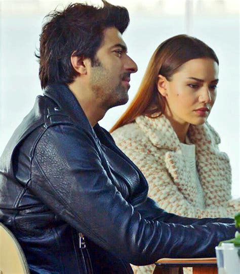 Engin Akyürek and Fahriye Evcen in the Turkish TV series OLENE KADAR 2017