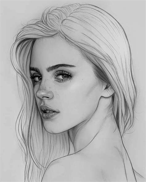 Pin De No Problems Em Pencil Paintings Esboços De Retratos Desenhos