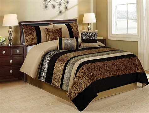 Browse from the vast collection of luxury comforter sets here at latestbedding.com. Unique Home 7 Piece Sambar Animal Kingdom Clearence Safari ...