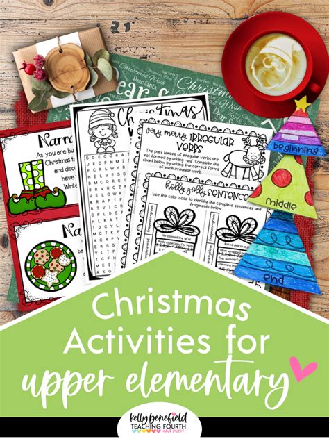 4 Fun Christmas Activities For Upper Elementary And A Freebie
