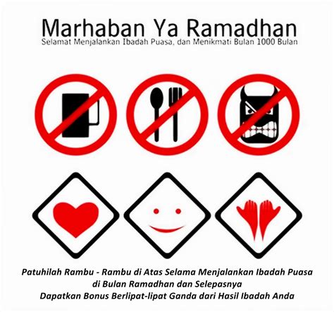 Larangan Sebelum Puasa Ramadhan Ramadhan