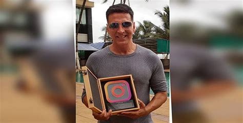 First Instagram Award Akshay Kumar Got More Than 20 Million Followers