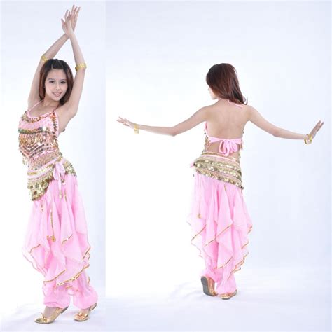 Women Arab Belly Dancing Performance Set Girls Oriental Indian Dance
