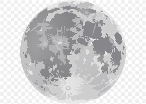 Full Moon Clip Art Png 594x587px Moon Black And White