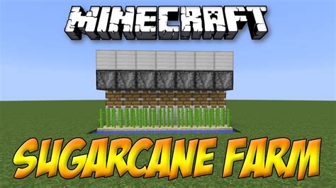 Minecraft 1 11 Automatic Sugar Cane Farm YouTube