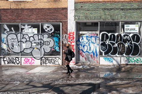Return Of The Taggers New York Is Blighted With Graffiti Leaving Areas Looking Like War Zones