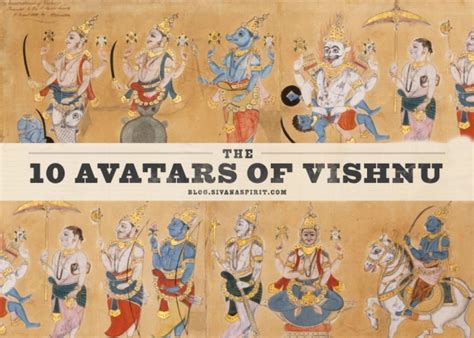 The Avatars Of Vishnu The Mindsmithph