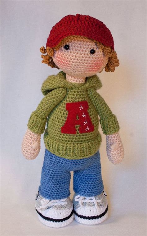 Crochet pattern for doll JOSH (Deutsch, English, Français ...