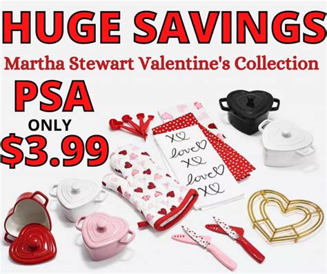 Martha Stewarts Valentines Collection For The Kitchen Huge Savings