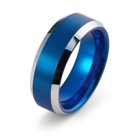 Blue Wedding Rings Jenniemarieweddings