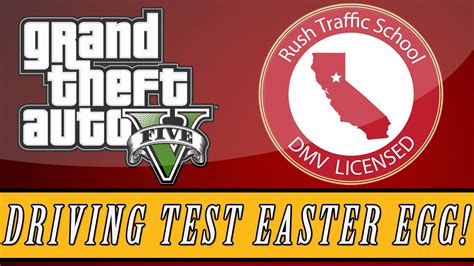 Grand Theft Auto 5 Secret Dmv Los Santos Drivers License Test