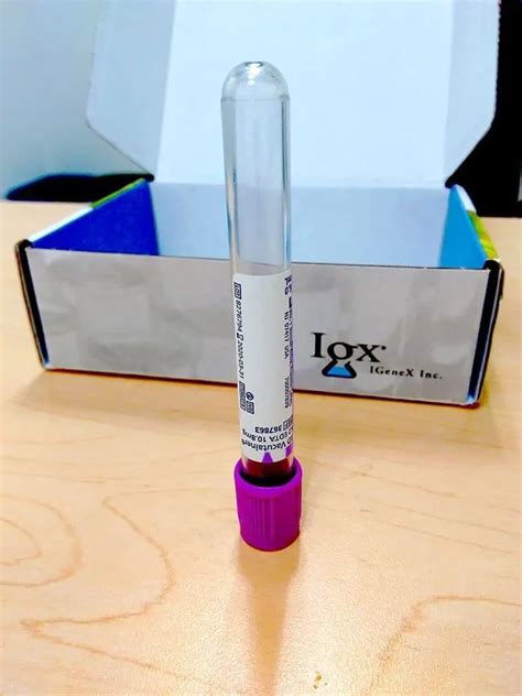 Blood Collection Kit Lyme Disease Test Igenex
