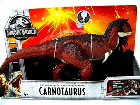 Mattel Fmw89 Jurassic World Action Attack Carnotaurus Dinosaur Figure For Sale Online Ebay