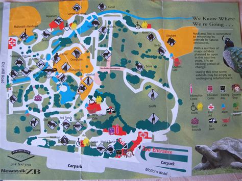 Auckland Zoo Map 1996 Zoochat