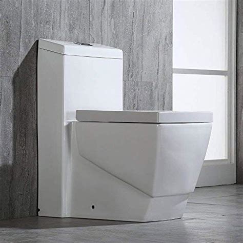 Woodbridge T 0020 Dual Flush Elongated One Piece Toilet With Soft