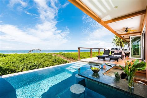 luxury beachfront private 5 bedroom villa spectacular views infinity pool bar junquillal