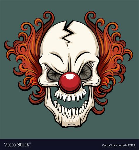 Evil Clown Svg