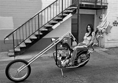 Harley davidson knucklehead panhead shovelhead flathead bsa triumph 60s 70s chopper bobber caferacer scrambler brat hot biker babes. Mercenary Garage: Triumph Chopper Girl