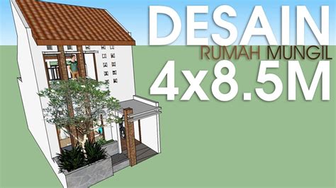 Anda yang memiliki tanah lebar 10 meter bisa menggunakan model rumah ini agar lebih mudah dalam membuat rumah. Gambar Desain Rumah 4x8 | Tukang Desain Rumah