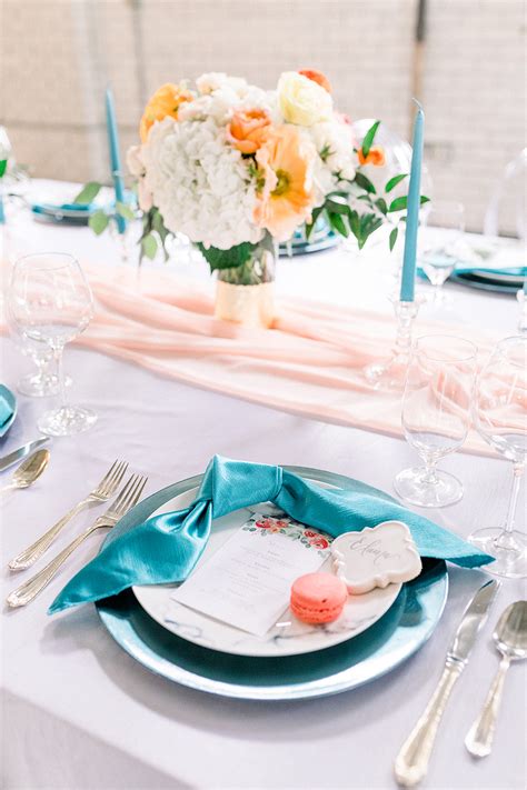 Pineapple and coconut frosting covered the spice cake, making it look as tropical as the oahu, hawaii, wedding. Whimsical Teal and Coral Wedding Ideas | Every Last Detail
