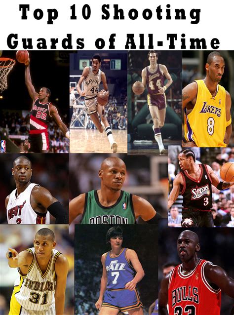 The Definitive Top 10 Shooting Guards Of All Time Hoopsvibe