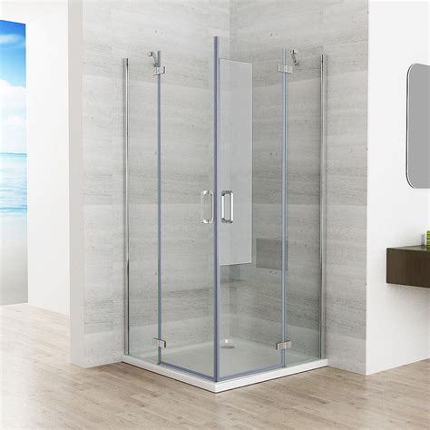 Der öffnungsradius der duschtüren der duschabtrennung mit eckeinstieg beträgt 180 grad. Duschkabine Eckeinstieg Duschwand Duschabtrennung NANO Glas 80x80 90x90 100x100 | eBay