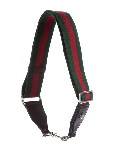 Gucci Web Adjustable Shoulder Strap Green Other Accessories