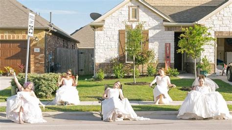 Texas Women Stage Wedding Dress Wednesday Photo Shoot While Social Distancing