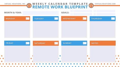 Remote Work Schedule Templates Blueprint For Specific Lifestyles