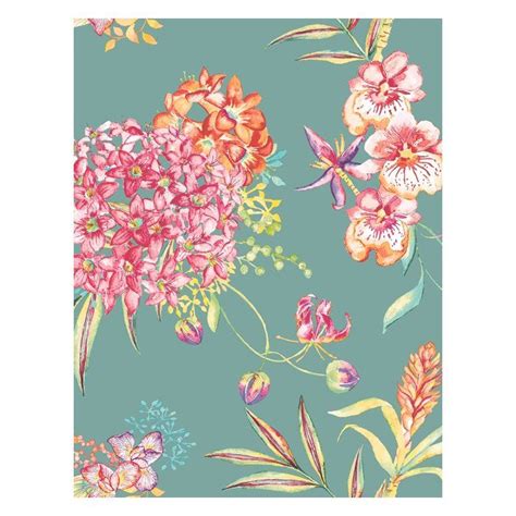 Margarita 10m L X 53cm W Floral And Botanical Roll Wallpaper Floral