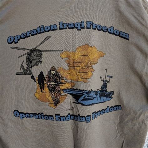 Vintage Operation Iraqi Freedom T Shirt Etsy