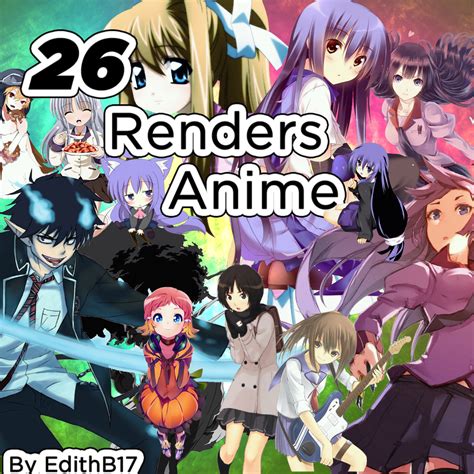 Pack 26 Renders Anime Edithb17 By Edithb17 On Deviantart