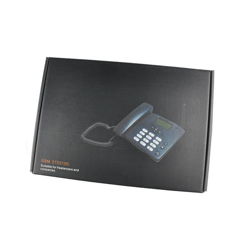 Landline Phone With Sim Card Slot Gsm Ets3125i Homeoffice Fixed