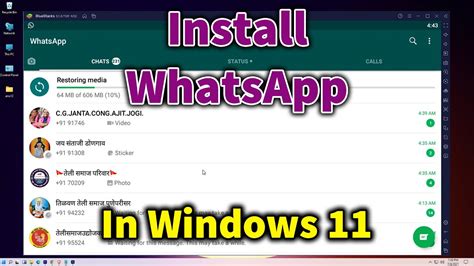 How To Download And Install Whatsapp On Windows 11 Tutorial Youtube