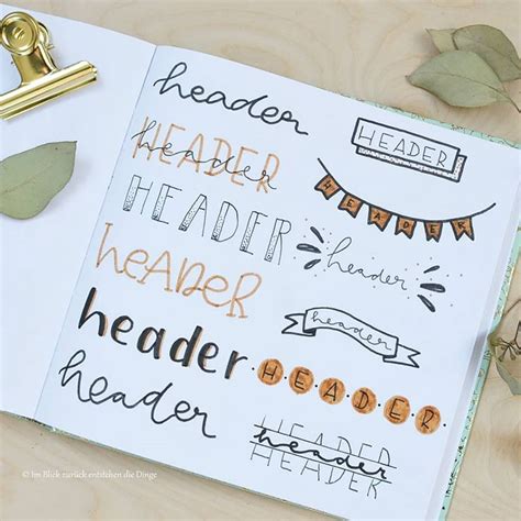 55 Bullet Journal Header Ideas For Your Cover Page Moms Got The Stuff
