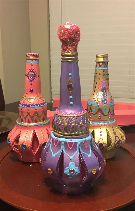 Diy Genie Bottles For Shimmerandshine Birthday Party Made From Beer