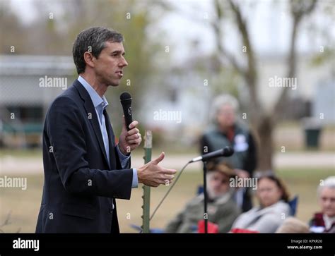 Rep 17th Dec 2017 Beto Orourke D Texas Addresses The Crowd During